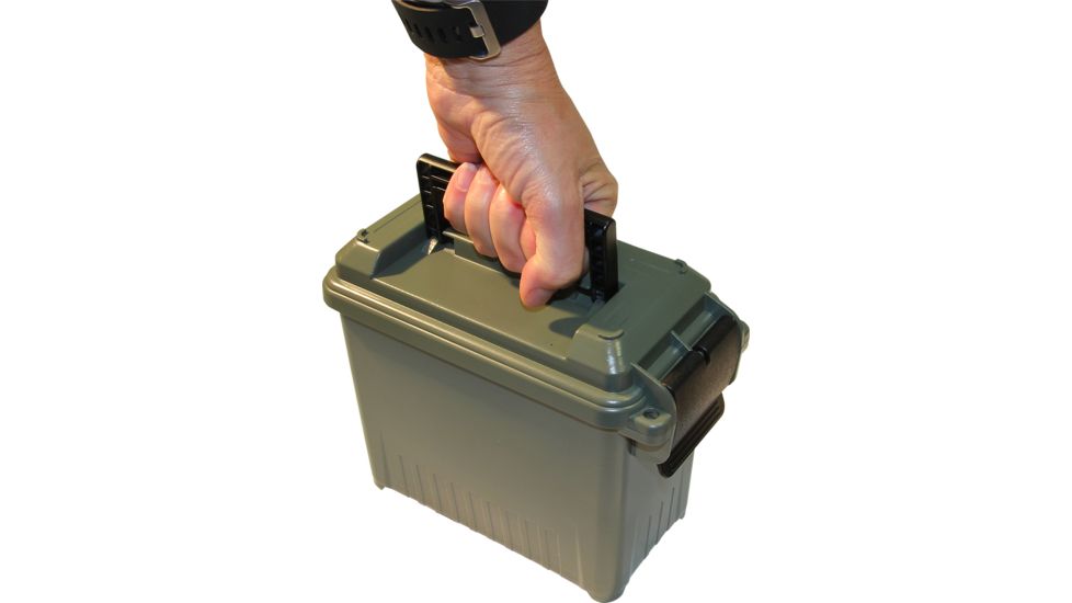 MTM Ammo Can Mini for Bulk Ammo, Forest Green/Black, AC15-11