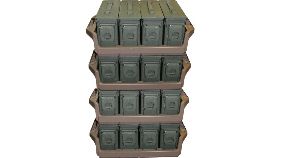 MTM Ammo Can Tray for Metal Cans 30 Cal., Dark Earth, MAC30