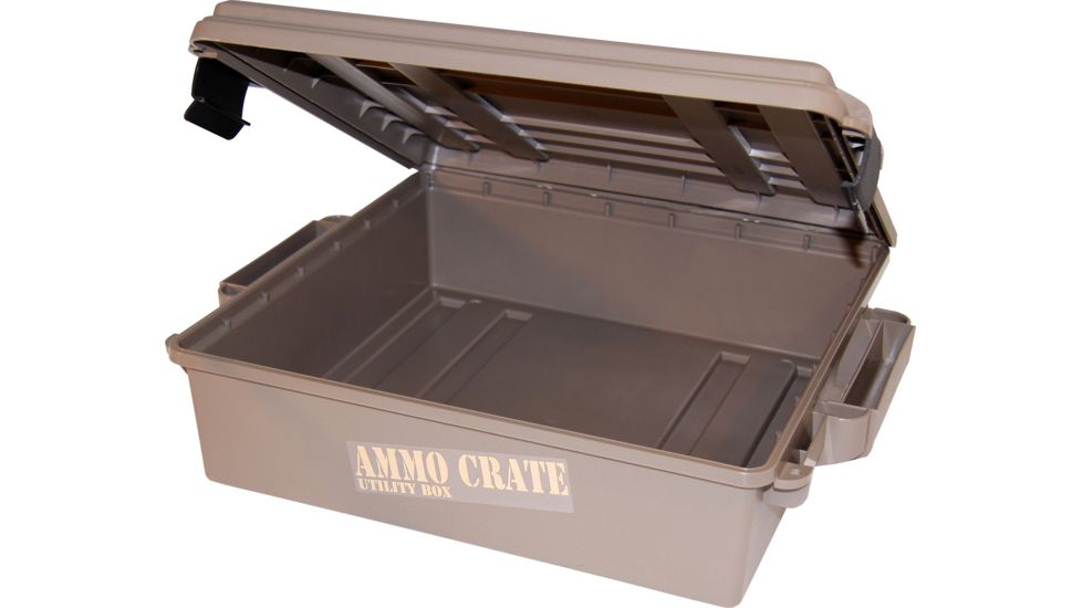 MTM Ammo Crate 4.5 deep, Dk Earth, large ACR5-72