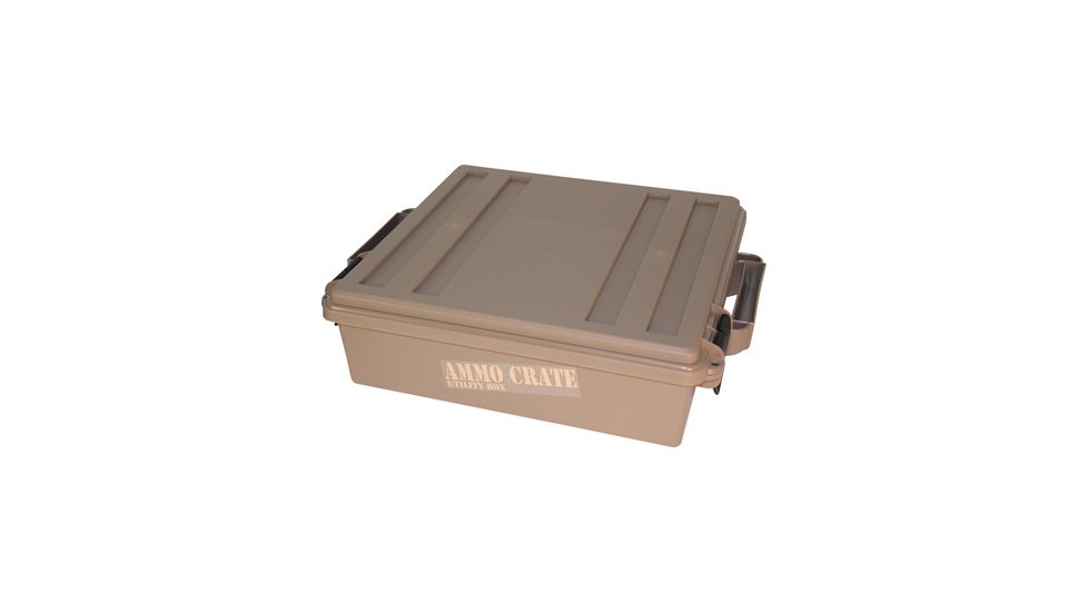 MTM Ammo Crate 4.5 deep, Dk Earth, large ACR5-72