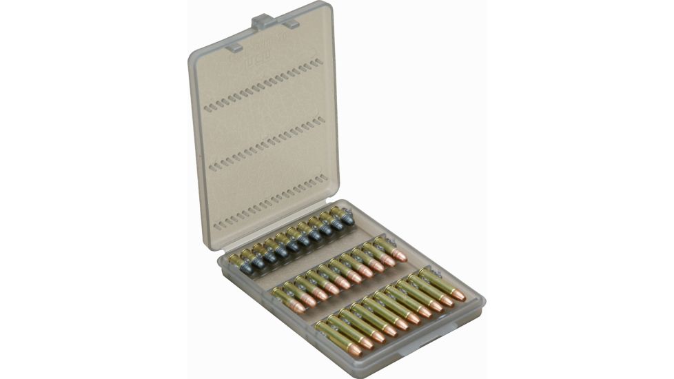 MTM Ammo Wallet .22 Caliber 30 Cartridge Smoke