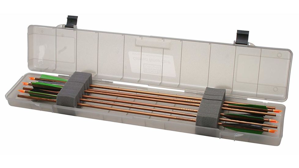 MTM Compact Arrow Case Clear Smoke 36.25x7.5x3 Inches, BH-18S-41