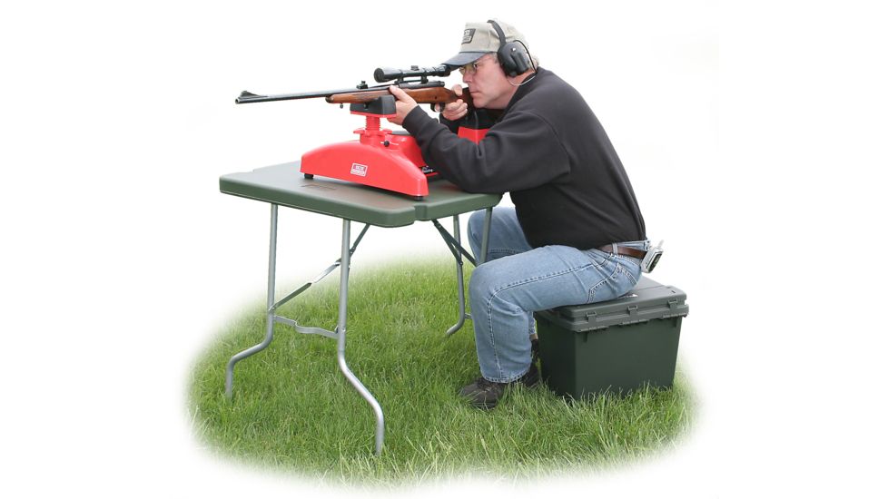 MTM Forest Green Shooting Table PST11