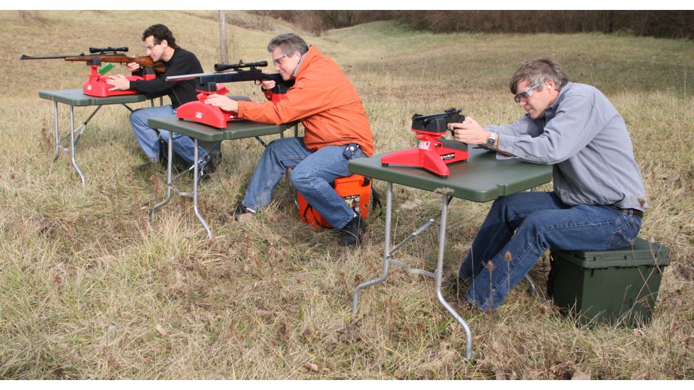 MTM Forest Green Shooting Table PST11