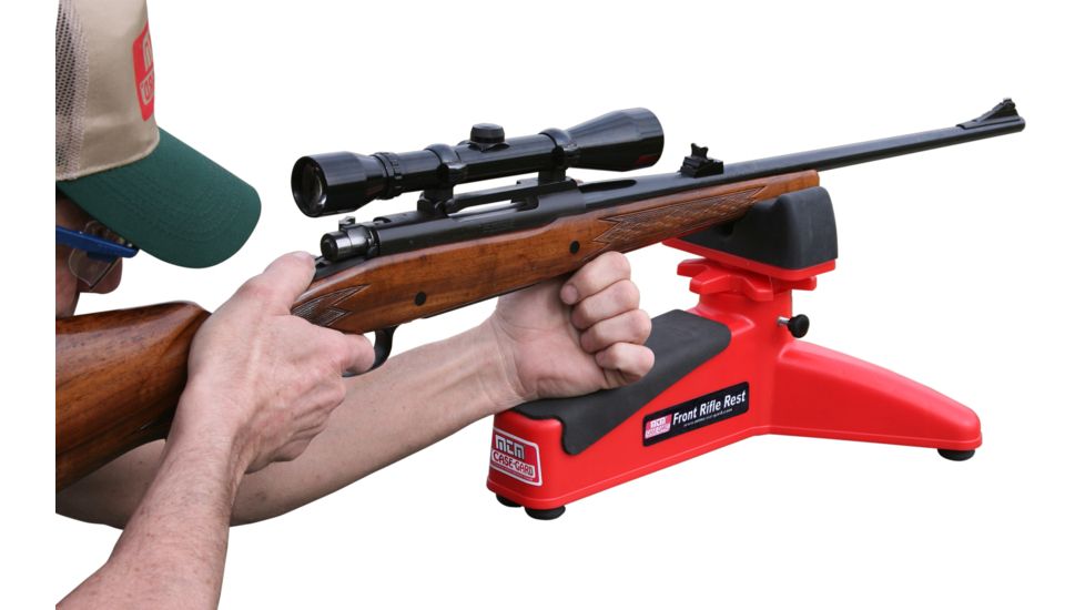 MTM Front Rifle Rest w/Rubber Shooting Pad FRR30