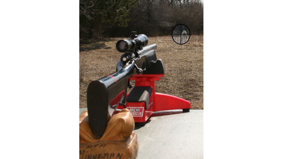 MTM Front Rifle Rest w/Rubber Shooting Pad FRR30