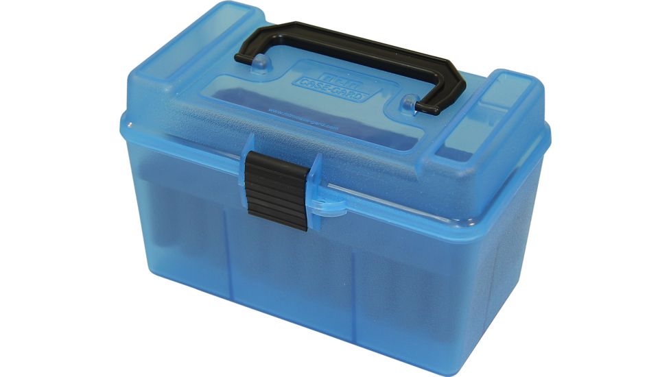 MTM H50 Ammunition Box .220 Swift to .30-06 Blue