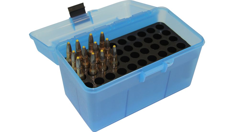 MTM H50 Ammunition Box .220 Swift to .30-06 Blue