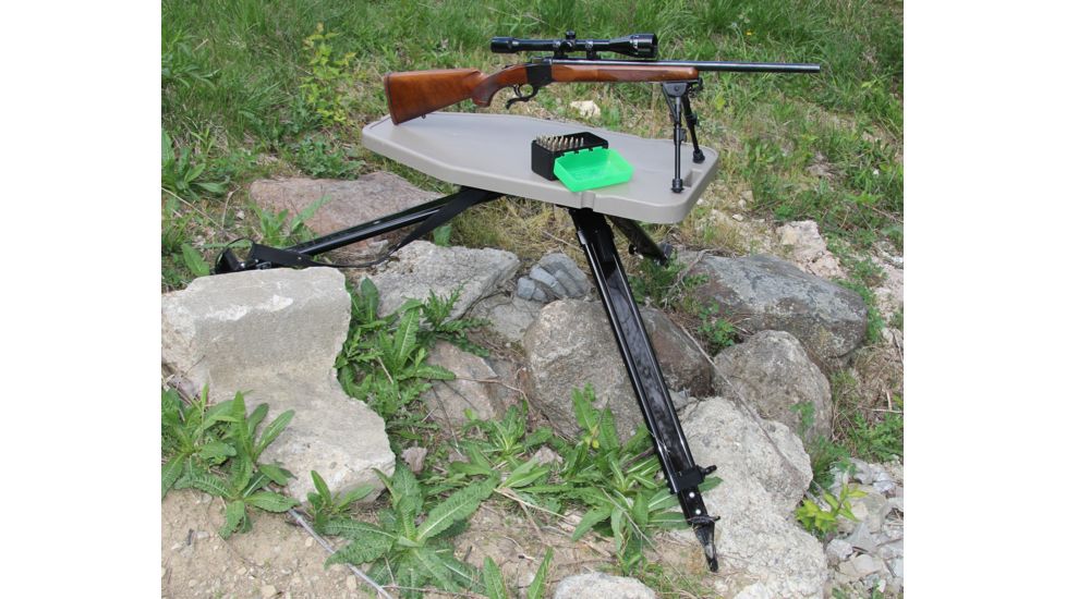 MTM High-Low Shooting Table, Dark Earth, HLST