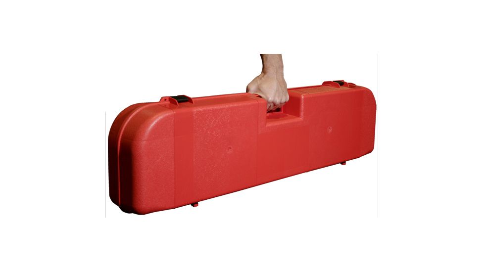 MTM Ice Fishing Rod Box, Holds 8 Plus Accessories, Red, IFB30