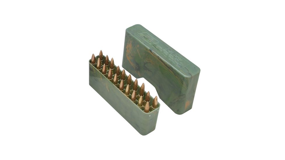 MTM J-20 Slip-Top Boxes .270 to .450 Caliber Camouflage J-20-MLD-09