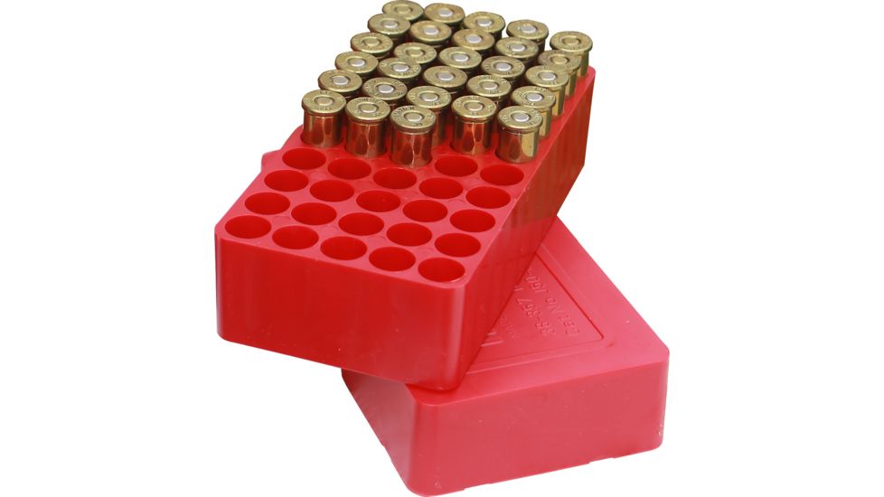 MTM J-50 Slip-Top Boxes .38 Special/.357 Magnum Red