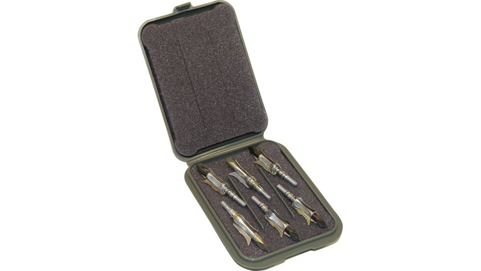 MTM Mechanical Broadhead Case, Army Green, BHM