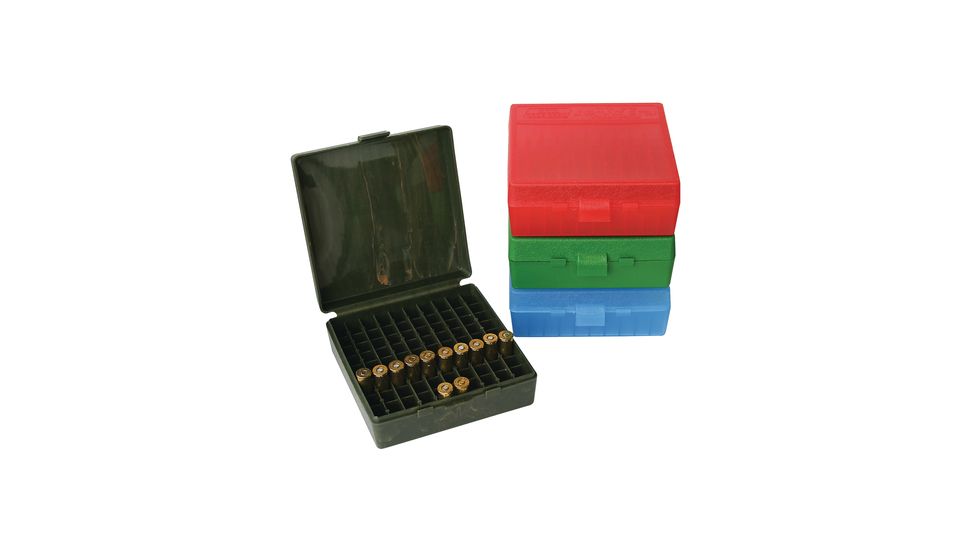 MTM P-100 Fliptop Box .41-.44 Magnum/.45 Auto Camouflage P-100-44-09