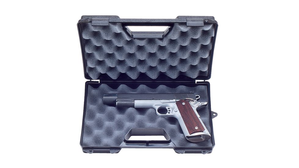 MTM Single Pistol Case, Black, for 6in Barrel Handguns 806-40