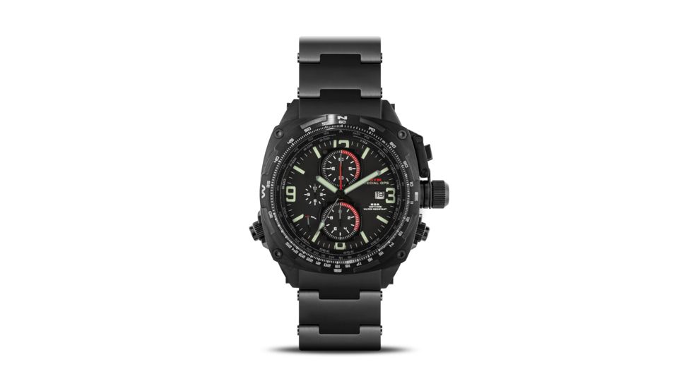 MTM Special Ops Men's Black Titanium Cobra Watch,Titanium Band 855312003382