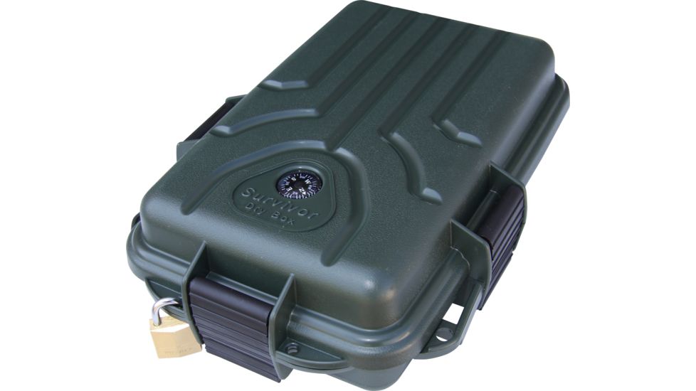 MTM Survivor Dry Box Water Resistant 10x7x3 Inches Forest Green