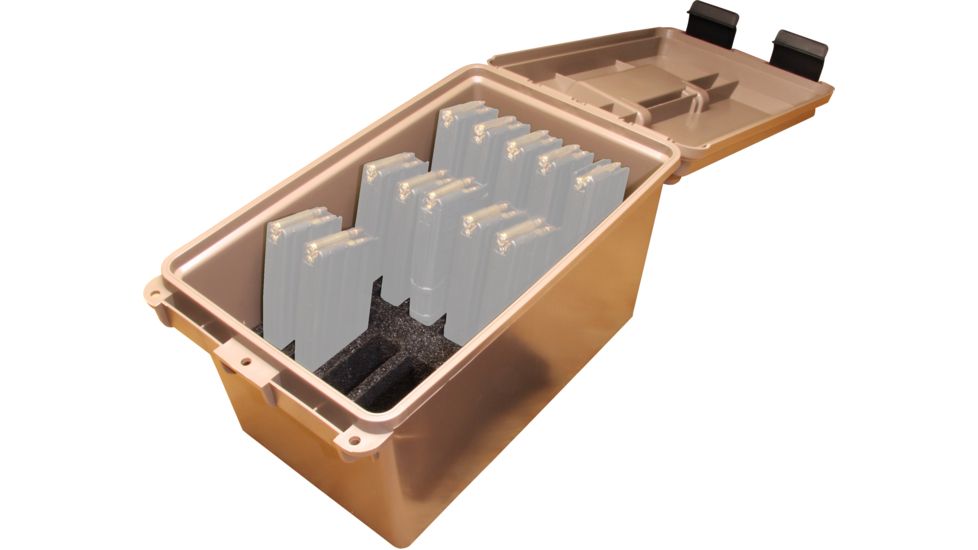 MTM Tactical Mag Can, Holds 15 30 Round Mag, Dark Earth TMC15