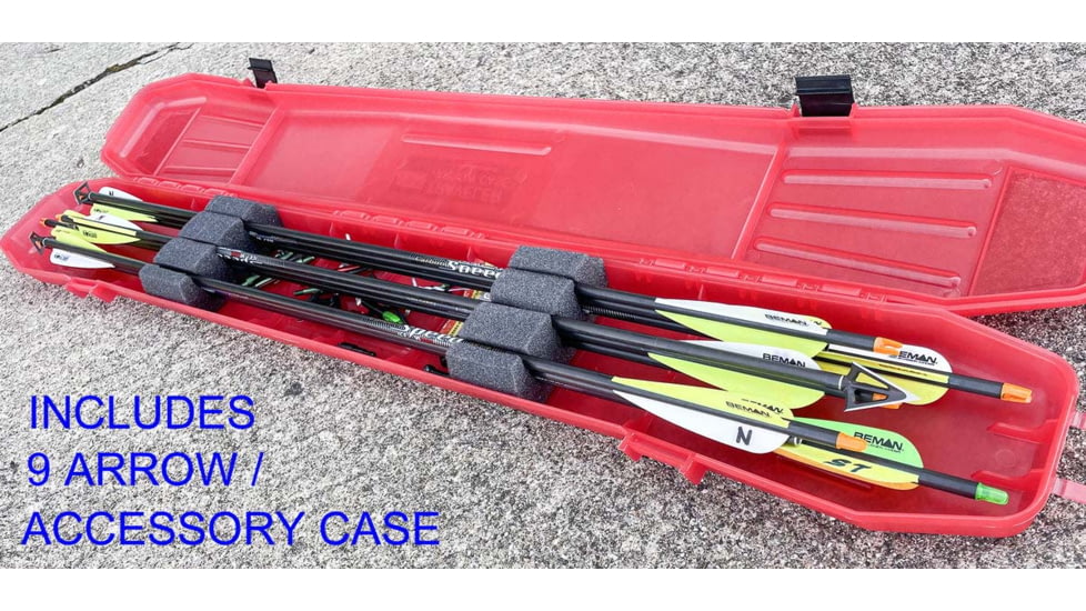 MTM Traveler Bow Case 44 Black with Wheels 0BDD2928, MTBC44