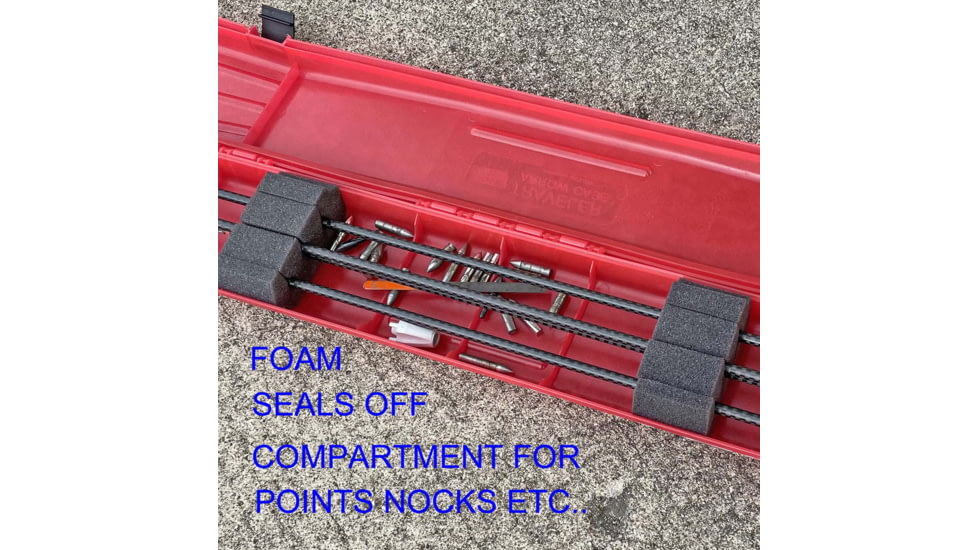 MTM Traveler Bow Case 44 Black with Wheels 0BDD2928, MTBC44