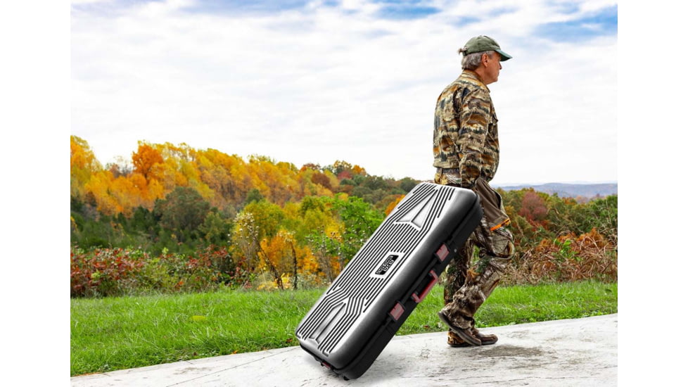 MTM Traveler Bow Case 44 Black with Wheels 0BDD2928, MTBC44