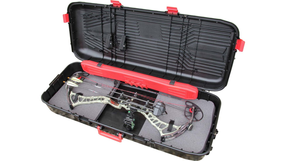 MTM Traveler Bow Case 44 Black with Wheels 0BDD2928, MTBC44