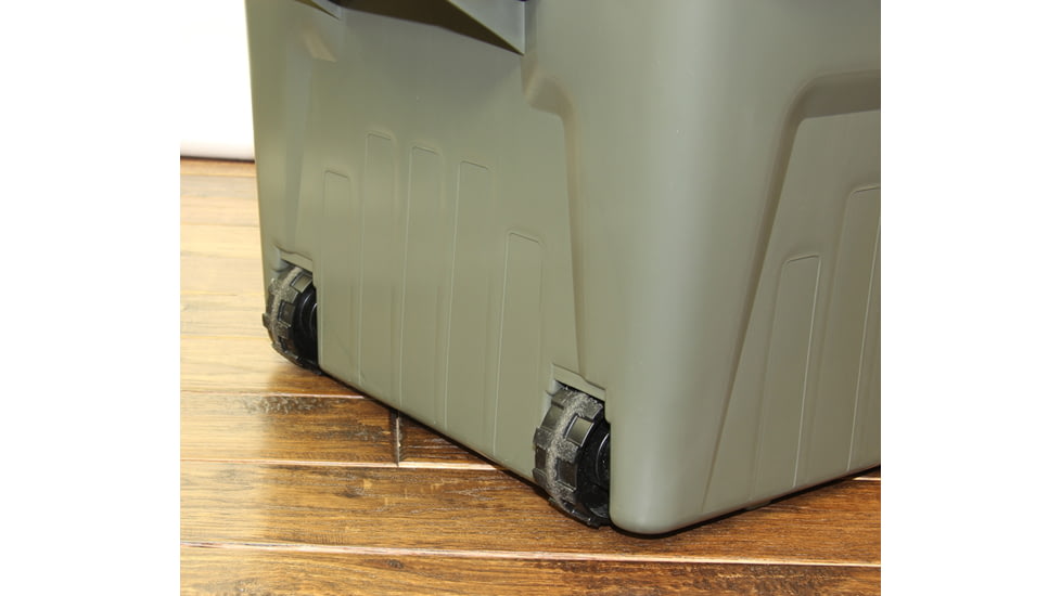 MTM Wheeled Mobile Gear Crate w/The Mule Divider and Tray, Army Green, MGC