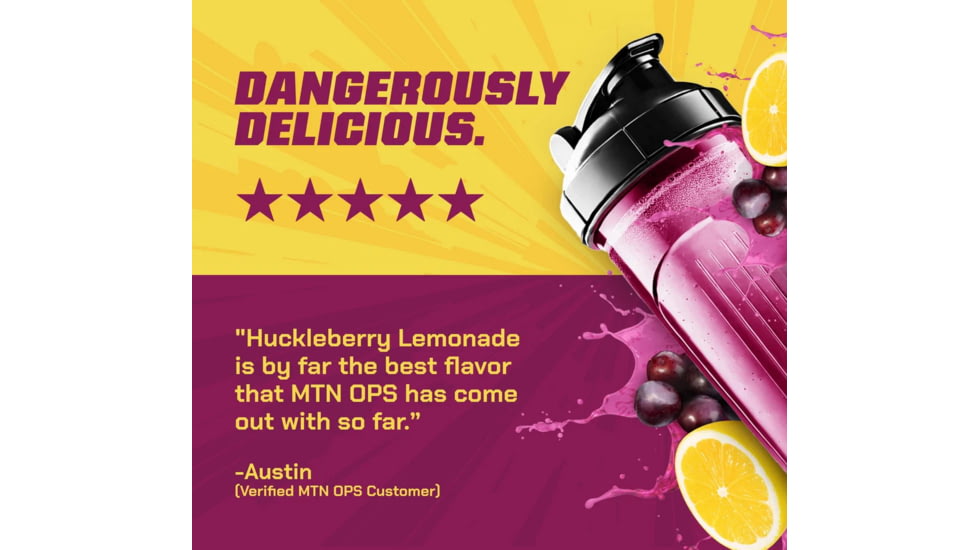 MTN OPS Enduro Powder, Huckleberry Lemonade, 1102050130