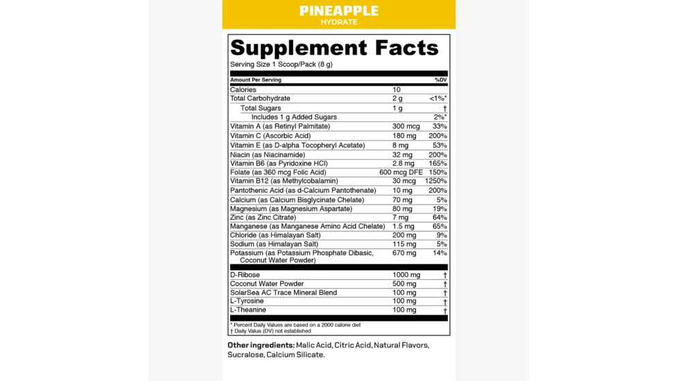 MTN OPS Hydrate Drinks, Pineapple, 1134290320