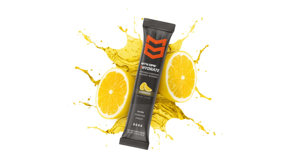 MTN OPS Hydrate Drink Mix, Lemonade, 1 Serving, 1134260301
