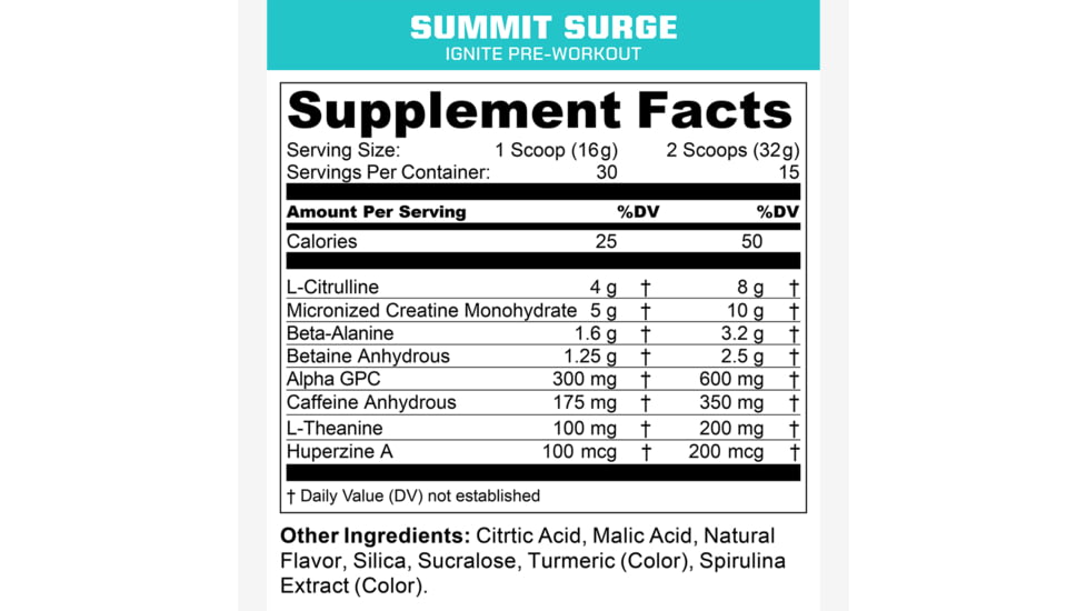 MTN OPS Ignite Pre-Workout Powder