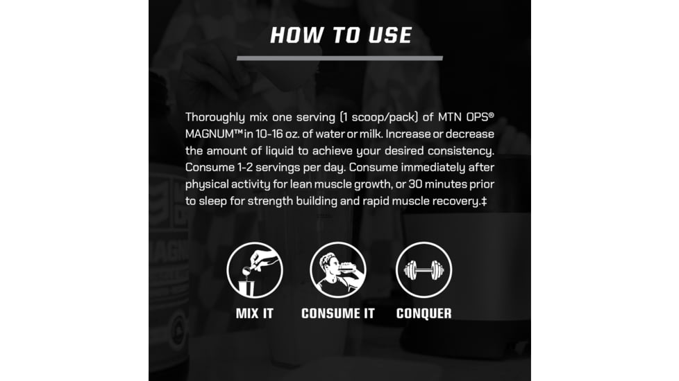 MTN OPS Magnum Supplemental Beverages