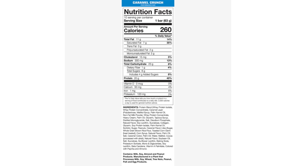 MTN OPS Performance Protein Bar