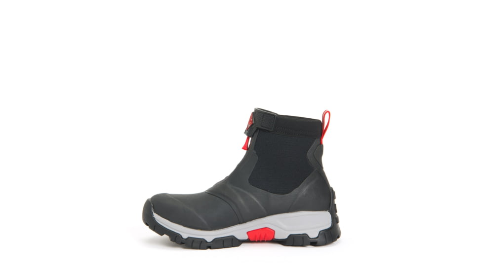 Muck Boots Apex Zip Mid Boots - Mens, Black/Gray/Red, 11, AXMZ-106-BLK-110