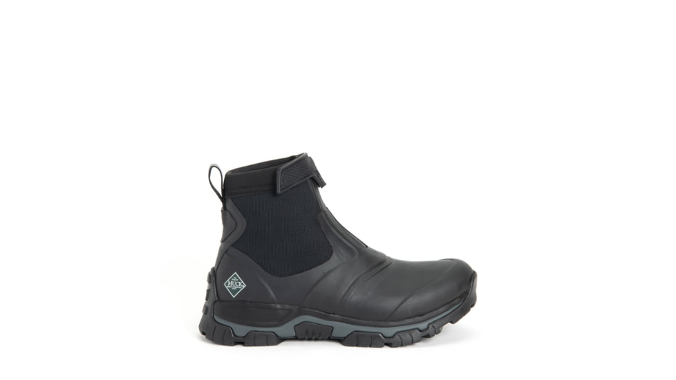 Muck Boots Apex Zip Mid Boots - Mens, Black/Grey, 15, AXMZ-000-BLK-150