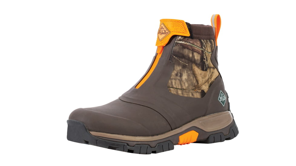 Muck Boots Apex Zip Mid Boots - Mens, Brown/Moct Camo, 9, AXMZ-MOC-CAM-090