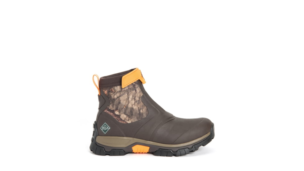 Muck Boots Apex Zip Mid Boots - Mens, Brown/Moct Camo, 9, AXMZ-MOC-CAM-090