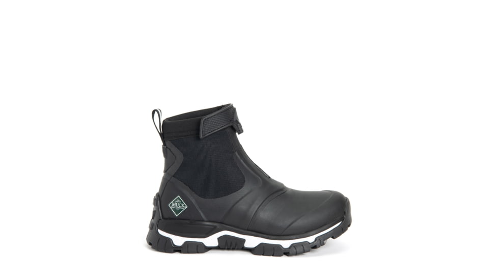 Muck Boots Apex Zip Mid Boots - Womens, Black/White, 7, AXWZ-000-BLK-070