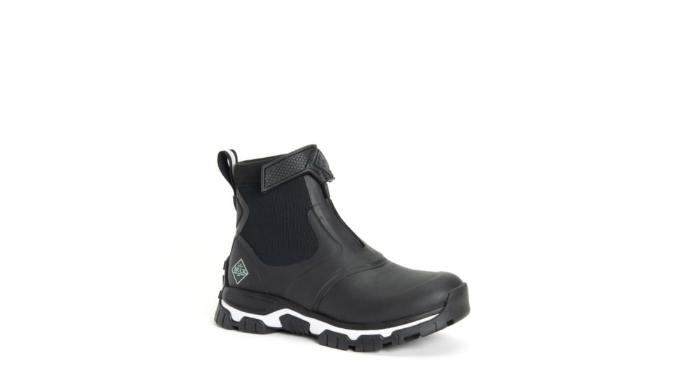 Muck Boots Apex Zip Mid Boots - Womens, Black/White, 7, AXWZ-000-BLK-070