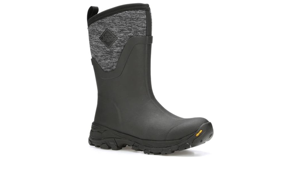 Muck Boots Arctic Ice Grip A.T. Mid Boots - Women's, Black/Jersey Heather, 8, ASVMA-100-BLK-080