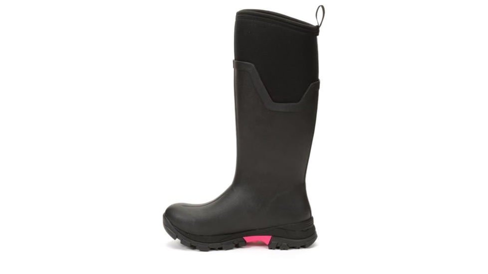 Muck Boots Arctic Ice Grip A.T. Tall Boots - Womens, Black/Hot Pink, 7, ASVTA-404-PNK-070