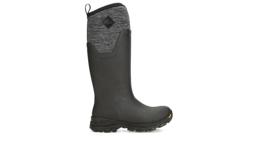 Muck Boots Arctic Ice Grip A.T. Tall Boots - Womens, Black/Jersey Heather, 7, ASVTA-100-BLK-070