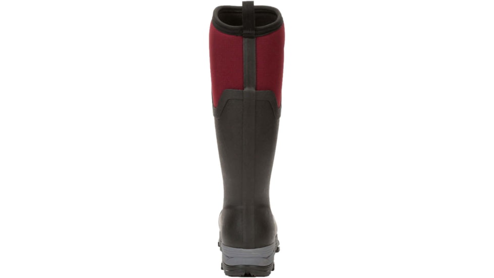 Muck Boots Arctic Ice Grip A.T. Tall Boots - Womens, Black/Maroon, 6, ASVTA-600-RED-060
