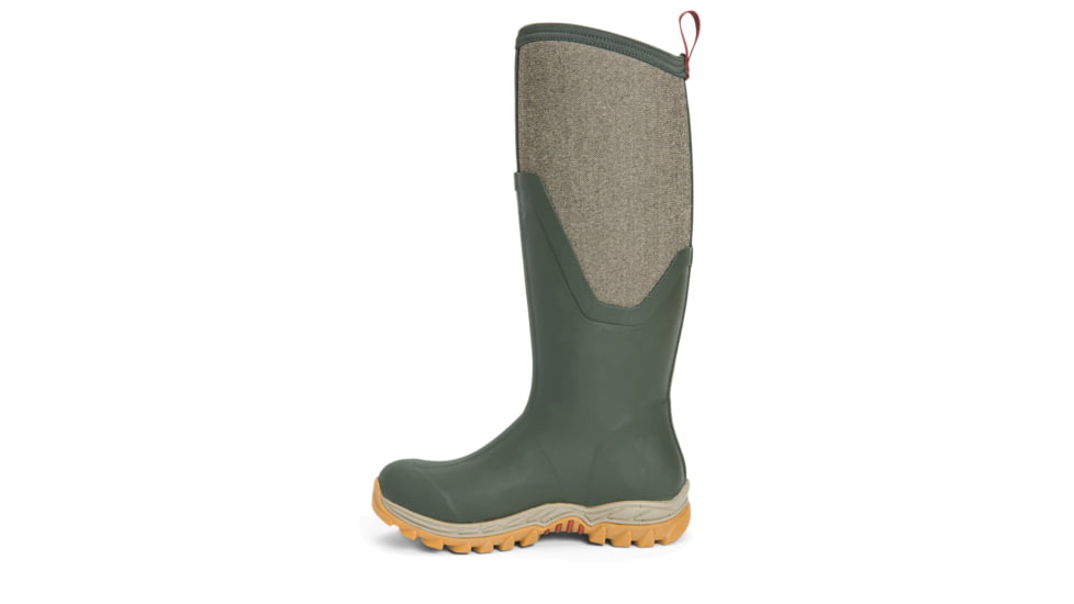 Muck Boots Arctic Sport II Tall - Womens, Dark Olive/Herringbone, 9, AS2T-3TW-GRN-090