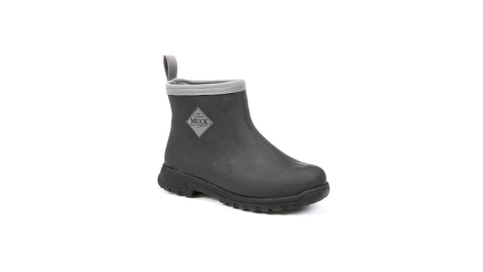 Muck Boots Breezy Ankle Rubber Boot - Womens-Black-Medium-11, Black, 11 muk0015-Black-Medium-11