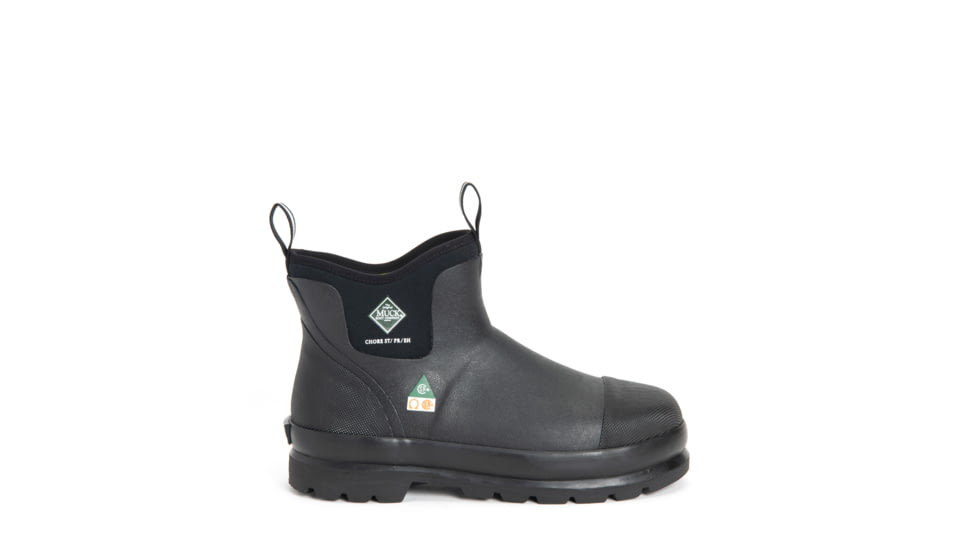 Muck Boots Chore Chelsea CSA Steel Toe Boots - Mens, Black, 14, CCST-CSA-BLK-140