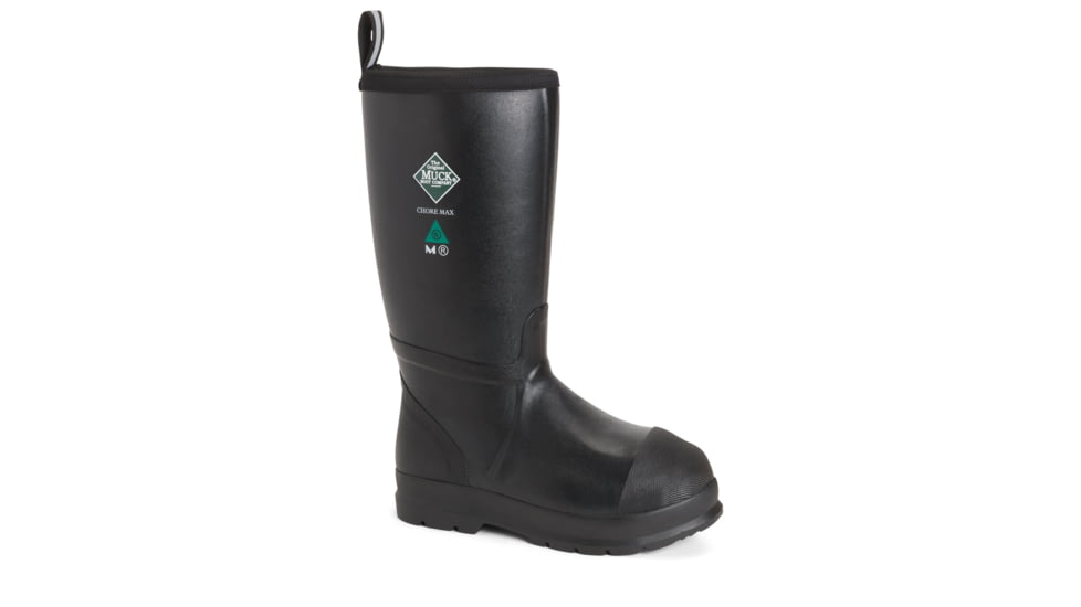 Muck Boots Chore Max Met Guard Boots - Mens, Black, 5, MAXR-MET-BLK-050
