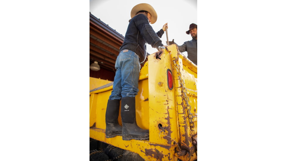 Muck Boots Plain Toe Boots - Men's, Black, 14, MAX-000-BLK-140