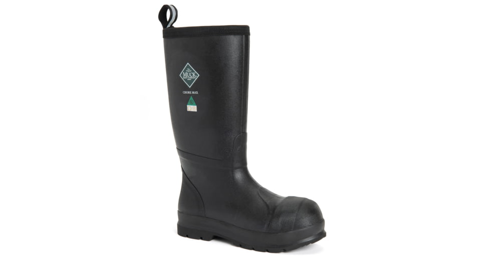 Muck Boots Chore Max Tall CSA Resistant Comp Toe Boots - Mens, Black, 11, MAXR-CMP-BLK-110