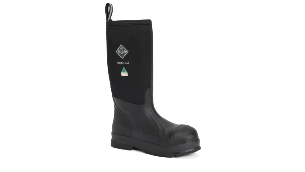 Muck Boots Chore Max Tall CSA Spandura Comp Toe Boots - Mens, Black, 7, MAX-CMPF-BLK-070